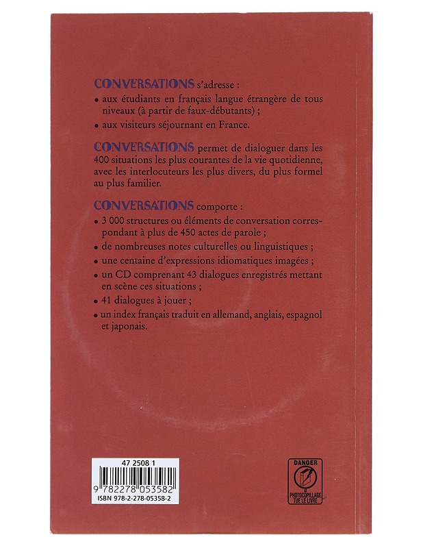 Conversations [Moniviestin] / pratiques de l'oral - Martins, Cidalia - Tietokirjat ja oppaat - 10105517681 - 1