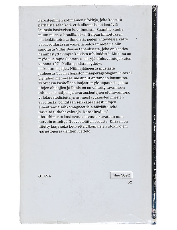 Mies toisesta maailmasta ja muita UFO-ilmiöitä - Reijo Sjögren - Tietokirjat ja oppaat - 10105517687 - 1
