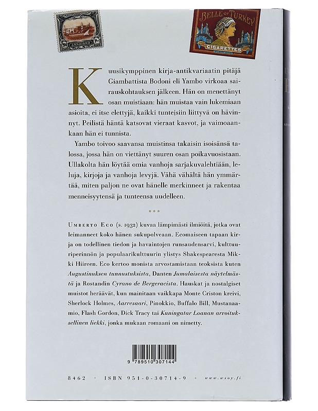 Kuningatar Loanan arvoituksellinen liekki - Eco, Umberto - Romaanit ja novellit - 10105517706 - 1