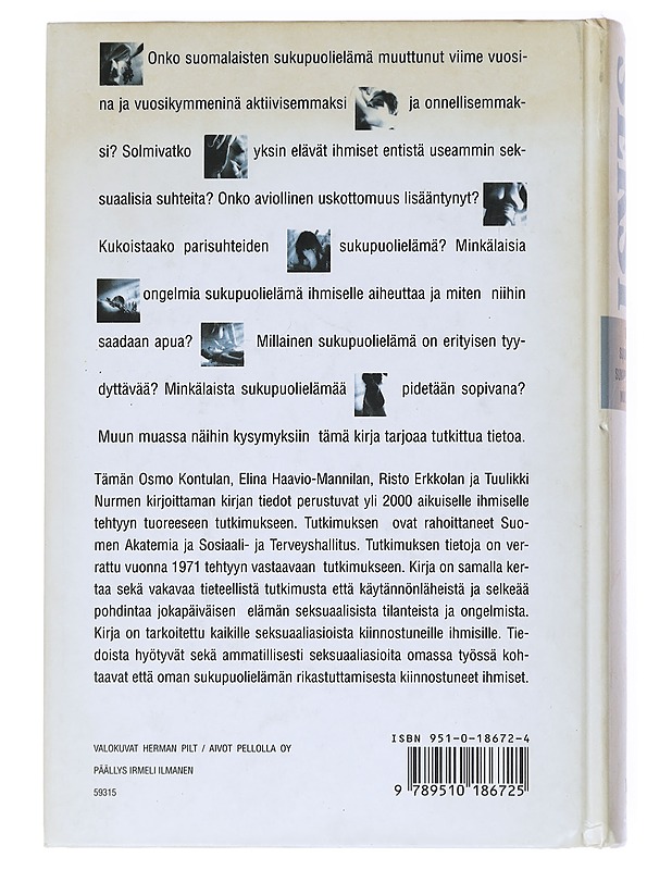 Suomalainen seksi : tietoa suomalaisten sukupuolielämän muutoksesta - Kontula, Osmo K-18 - Tietokirjat ja oppaat - 10105517747 - 1