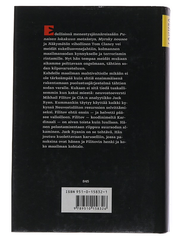 Kremlin kardinaali - Clancy, Tom - Jännitys ja dekkarit - 10105517765 - 1