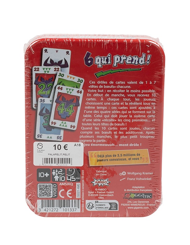 GIGAMIC 6 qui prend! korttipeli - Seurapelit - 10105517816 - 1