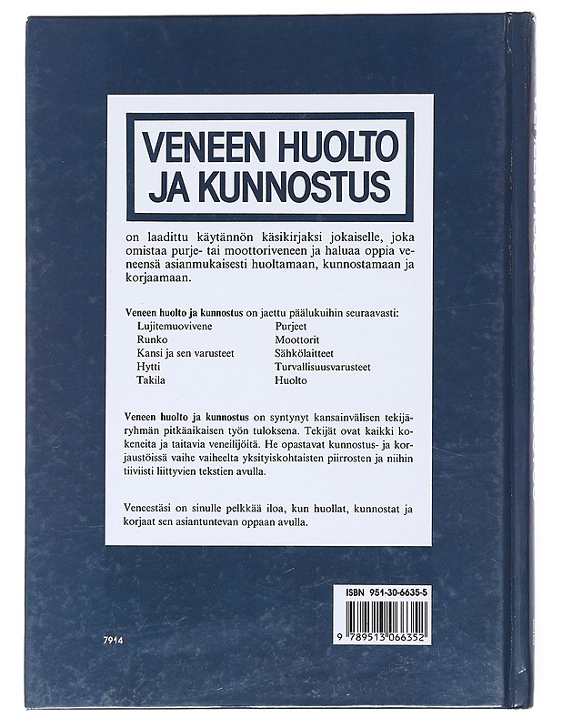 Veneen huolto ja kunnostus - Gannaway, Dave - Tietokirjat ja oppaat - 10105517815 - 1