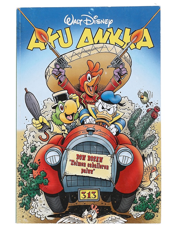 Aku Ankka, Don Rosan kolmen caballeron paluu, sisältää v.2000 lehdet nrot:  27-39 - Sarjakuvat - 10105517849 - 0