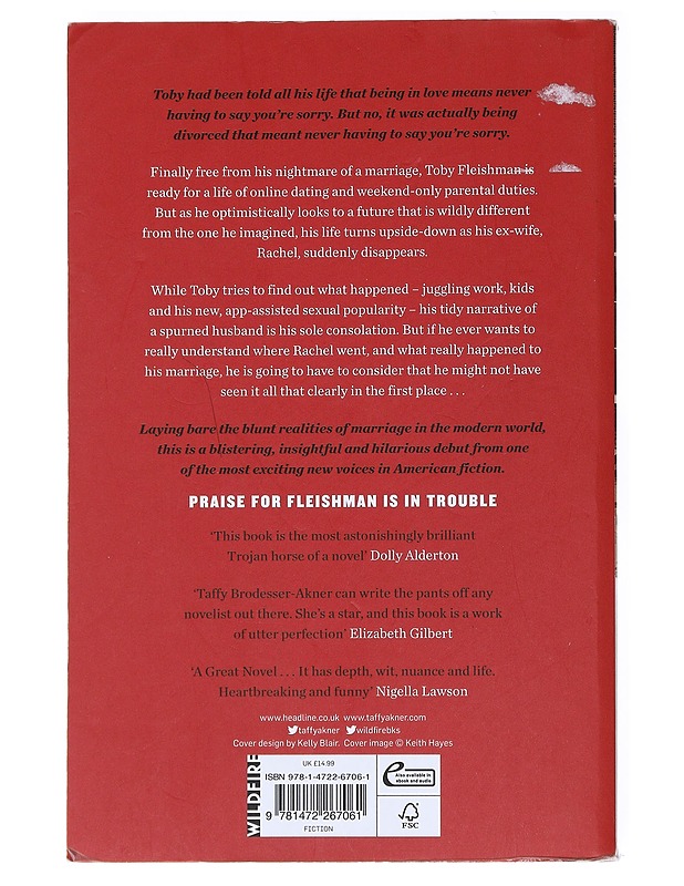 Fleishman Is in Trouble - Taffy Brodesser-Akner - Romaanit ja novellit - 10105517847 - 1