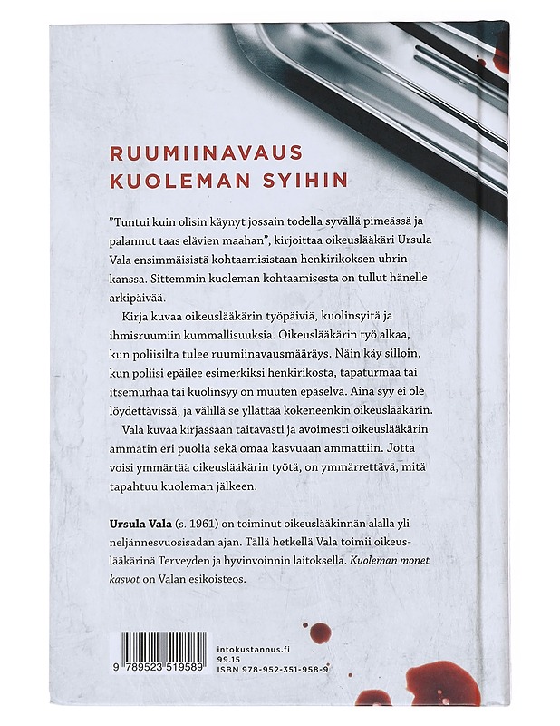 Kuoleman monet kasvot - Ursula Vala - Elämäkerrat ja muistelmat - 10105517853 - 1