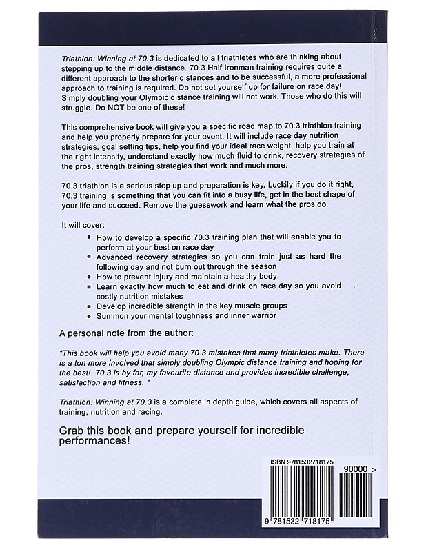 Thriathlon Winning at 70.3 : How to dominate middle distance - Golding, Dan - Tietokirjat ja oppaat - 10105517878 - 1