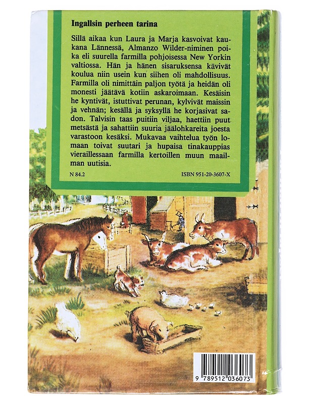Farmarin lapset - Laura Ingalls Wilder - Nuorten kirjat - 10105517888 - 1