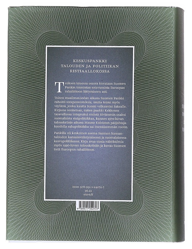 Suomen Pankki 200 vuotta II: parlamentin pankki - Antti Kuusterä - Historiakirjat - 10105517902 - 1