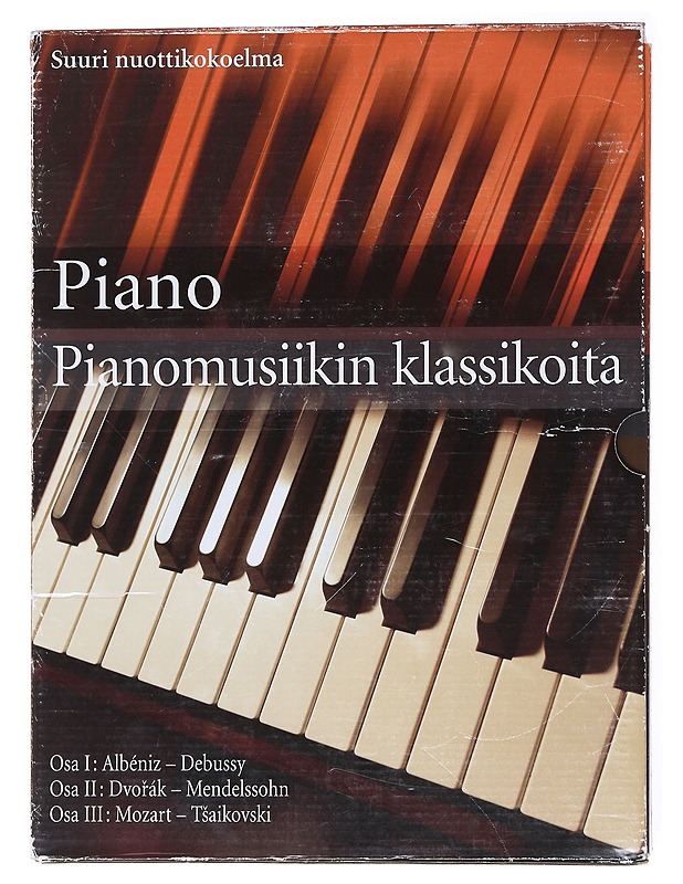 Piano: Pianomusiikin klassikoita 1-3  - Musiikki- ja elokuvakirjat - 10105517906 - 0