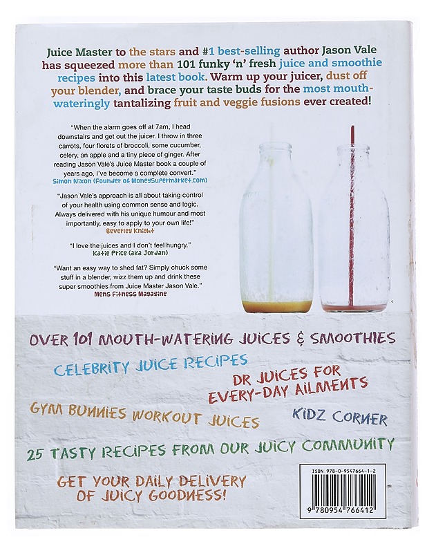 The funky fresh juice book - Jason Vale - Ruokakirjat - 10105517943 - 1
