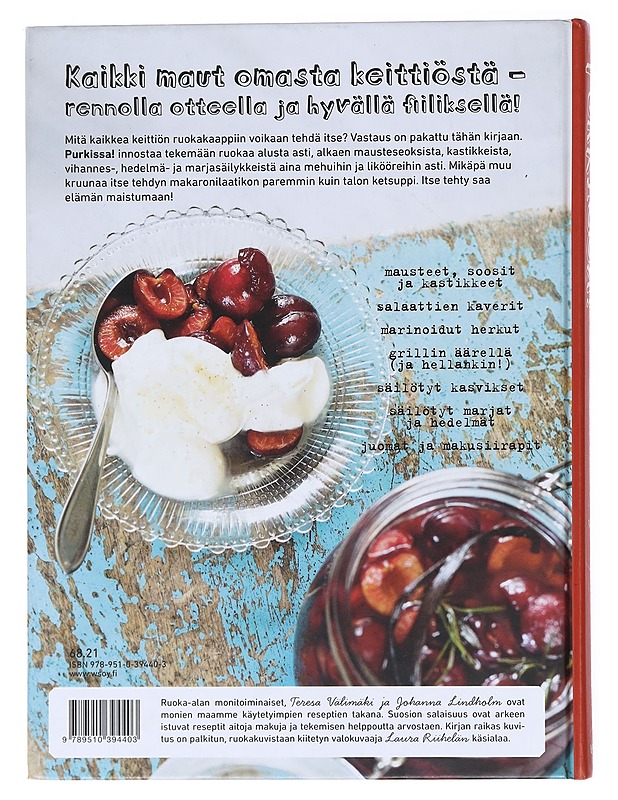 Purkissa! : makuja arkeen, juhlaan ja lahjaksi - Välimäki, Teresa - Ruokakirjat - 10105517958 - 1