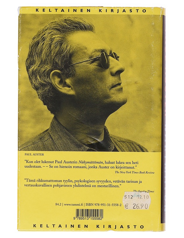 Näkymätön - Auster, Paul - Romaanit ja novellit - 10105517969 - 1