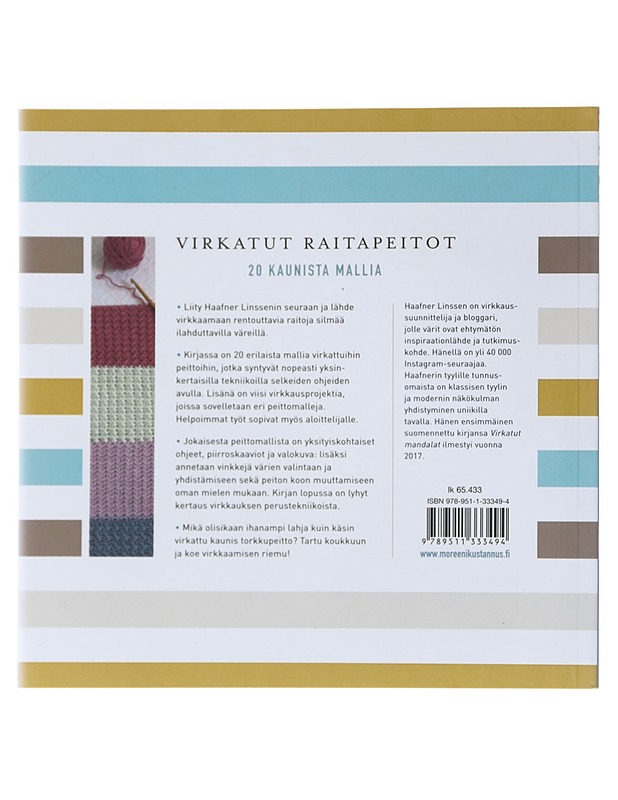 Virkatut raitapeitot : 20 kaunista mallia - Linssen, Haafner - Tietokirjat ja oppaat - 10105517973 - 1