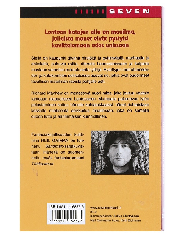 Neverwhere - maanalainen Lontoo - Gaiman, Neil - Romaanit ja novellit - 10105517984 - 1