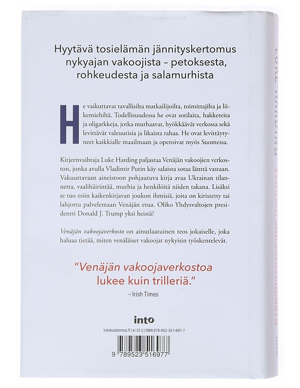 Venäjän vakoojaverkosto - Harding, Luke - Elämäkerrat ja muistelmat - 10105518012 - 1