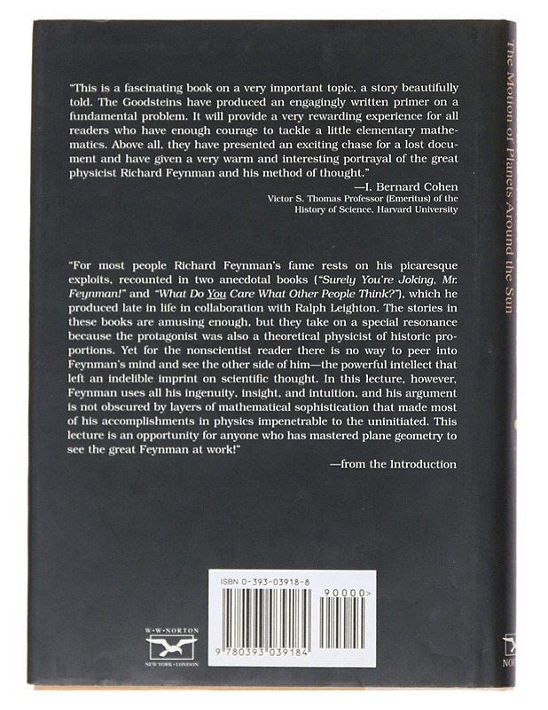Feynmans's lost lecture - Goodstein, David L. & Goodstein, Judith R. - Tietokirjat - 10105518025 - 1