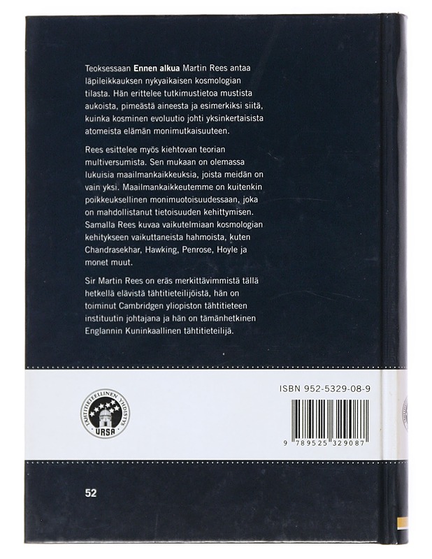 Ennen alkua  - Rees, Martin - Tietokirjat ja oppaat - 10105518031 - 1