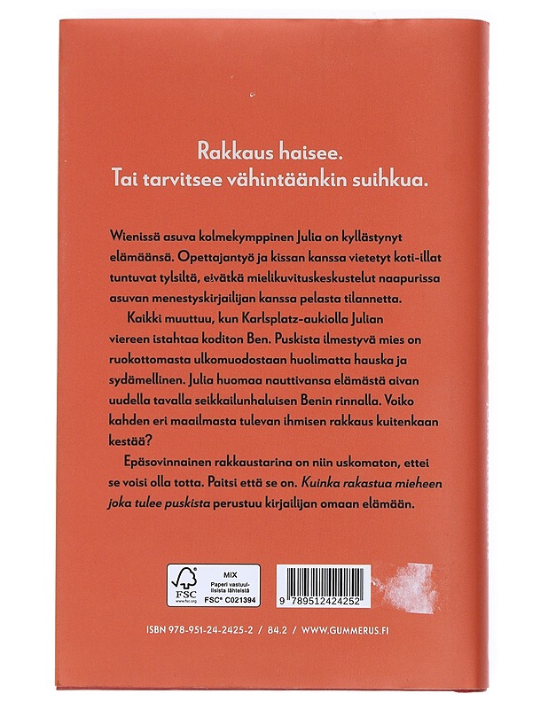 Kuinka rakastua mieheen joka tulee puskista - Emma Abrahamson - Romaanit ja novellit - 10105518036 - 1