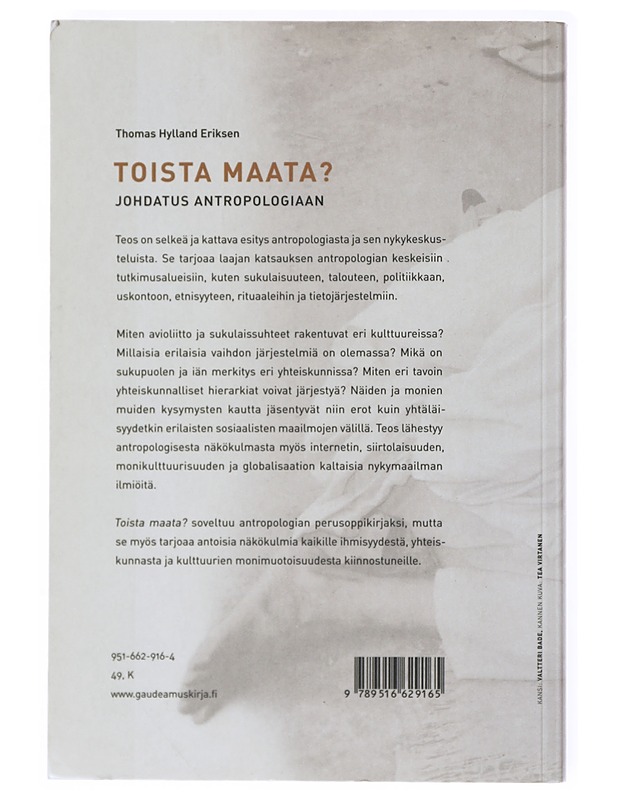 Toista maata? : johdatus antropologiaan - Eriksen, Thomas Hylland - Tietokirjat ja oppaat - 10105518049 - 1