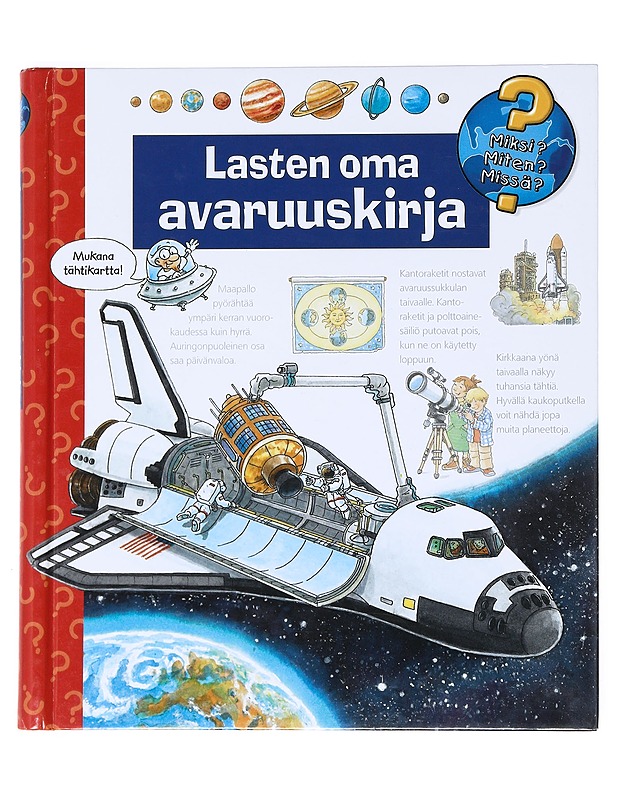 Lasten oma avaruuskirja - Erne, Andrea - Lastenkirjat - 10105518072 - 0