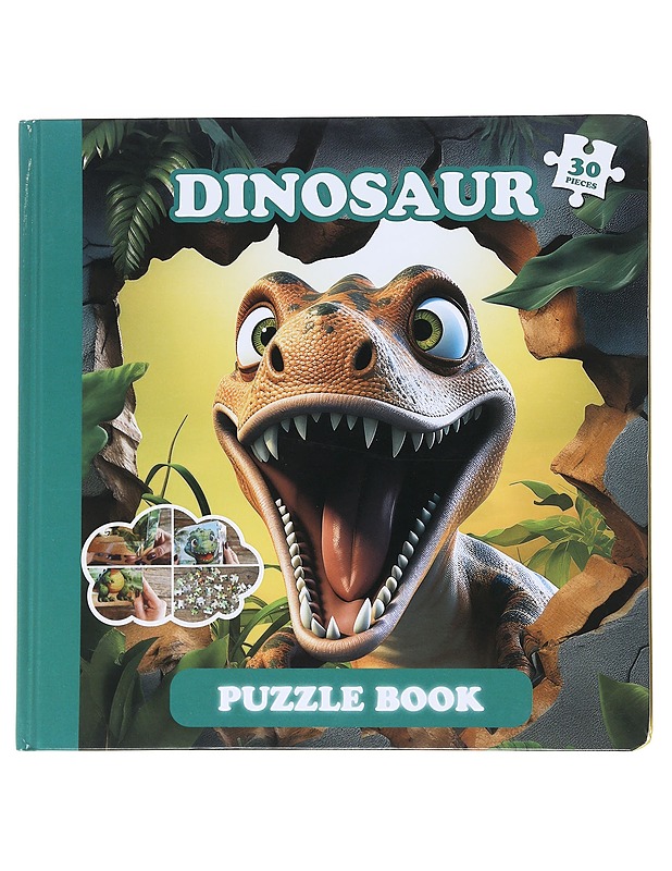 Dinosaur Puzzle Book -palapelikirja - Lastenkirjat - 10105518080 - 0
