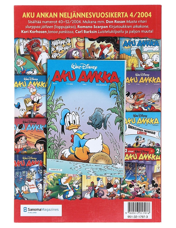 Aku Ankka 4/2004, lehdet n:o 40-53 - Sarjakuvat - 10105518097 - 1