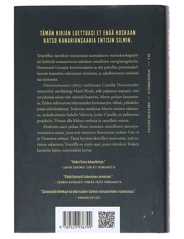 Krakenin saari - Risto Isomäki - Jännitys ja dekkarit - 10105518102 - 1