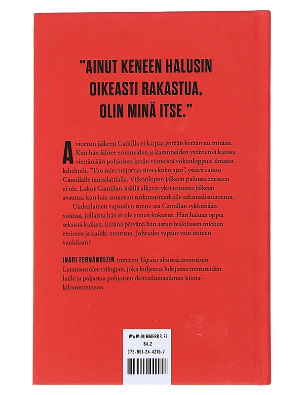 Vapaus : romaani - inari Fernández - Romaanit ja novellit - 10105518105 - 1