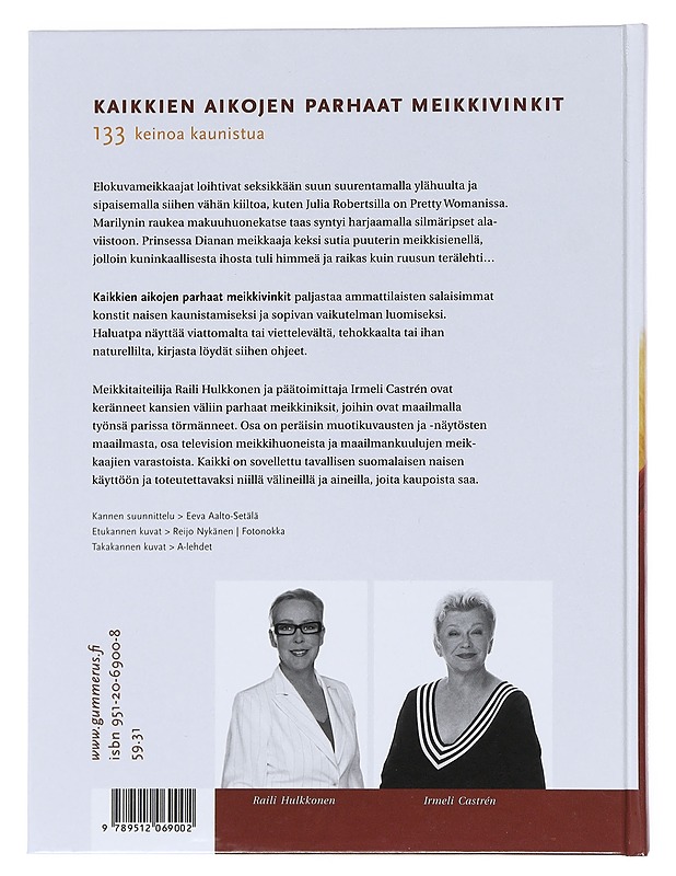 Kaikkien aikojen parhaat meikkivinkit : 133 keinoa kaunistua - Castrén, Irmeli - Tietokirjat ja oppaat - 10105518111 - 1