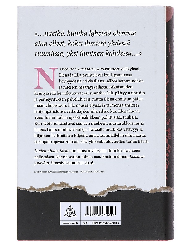 Uuden nimen tarina / nuoruus - Ferrante, Elena - Romaanit ja novellit - 10105518114 - 1