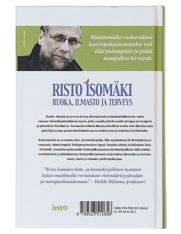 Ruoka, ilmasto ja terveys - Risto Isomäki - Tietokirjat ja oppaat - 10105518118 - 1