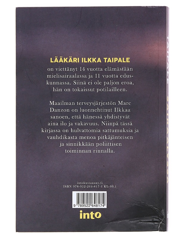 Mielisairaalassa : lääkärin muistelmat - Ilkka Taipale - Elämäkerrat ja muistelmat - 10105518126 - 1