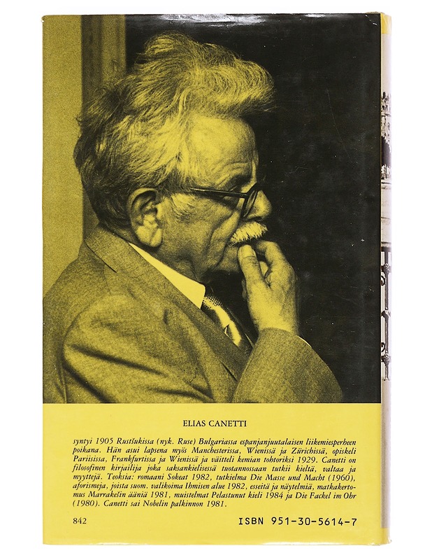 Pelastunut kieli : erään nuoruuden tarina - Canetti, Elias - Elämäkerrat ja muistelmat - 10105518128 - 1