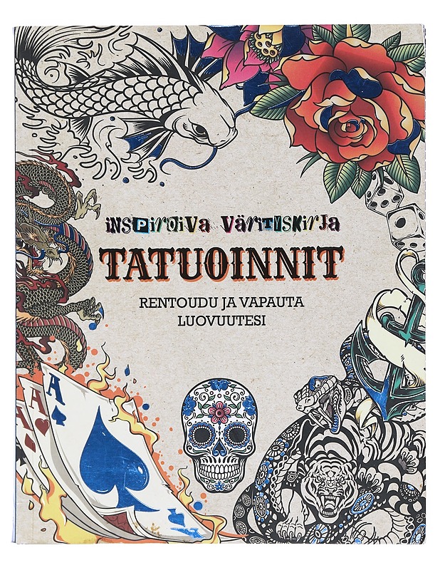 Tatuoinnit : Inspiroiva värityskirja - Tietokirjat ja oppaat - 10105518140 - 0