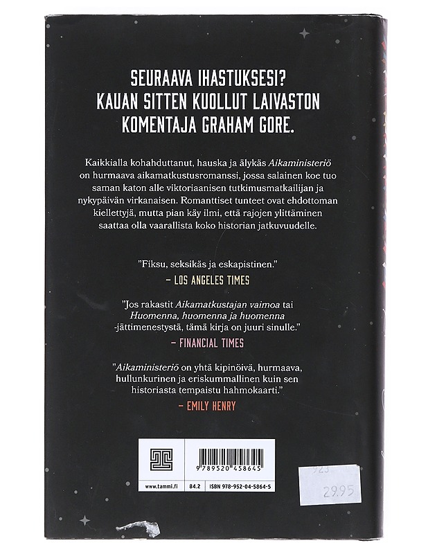 Aikaministeriö - Bradley, Kaliane - Fantasia- ja scifi - 10105518153 - 1