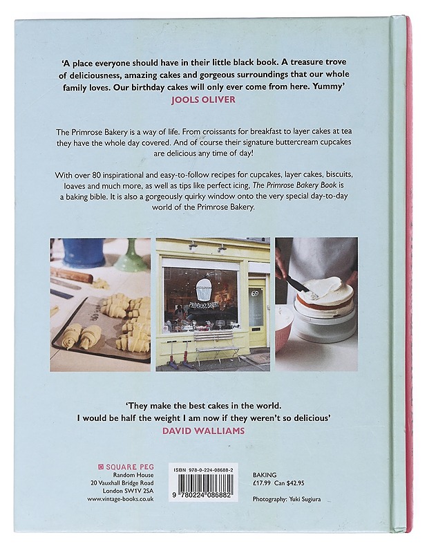 The Primrose Bakery Book - Swift, Martha; Thomas, Lisa - Ruokakirjat - 10105518180 - 1