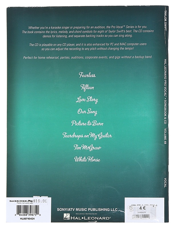 Taylor Swift - Swift, Taylor - Musiikki- ja elokuvakirjat - 10105518200 - 1