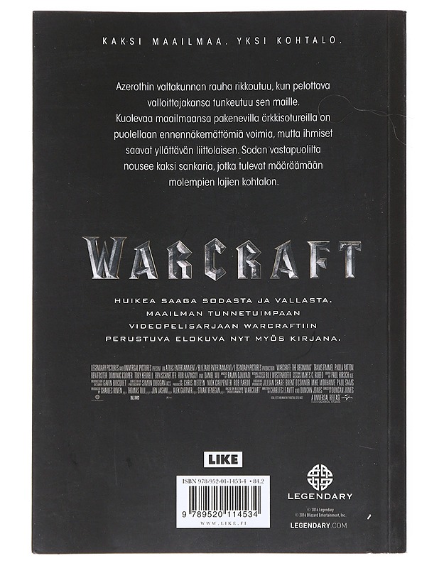 Warcraft - Golden, Christie - Romaanit ja novellit - 10105518201 - 1