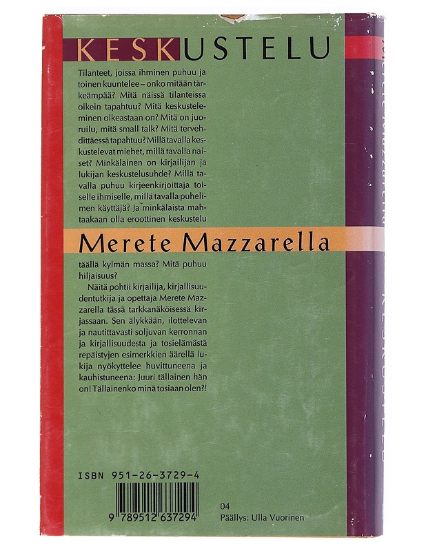 Keskustelu - Mazzarella, Merete - Tietokirjat ja oppaat - 10105518215 - 1