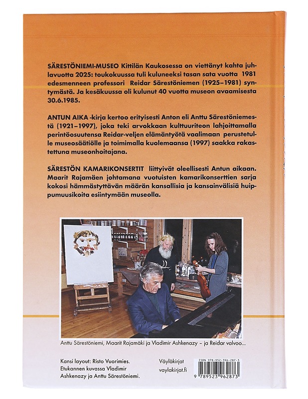 Antun aika : Särestön kamarikonserttien legendaariset vuodet - Esko Ranta - Elämäkerrat ja muistelmat - 10105518252 - 1