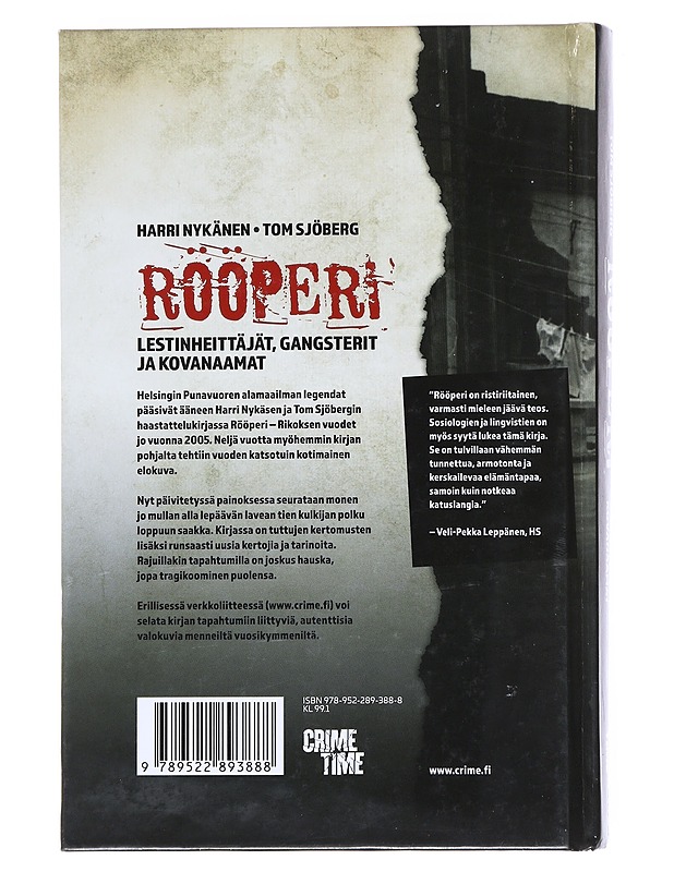 Rööperi : lestinheittäjät, gangsterit ja kovanaamat - Nykänen, Harri - Elämäkerrat ja muistelmat - 10105518288 - 1