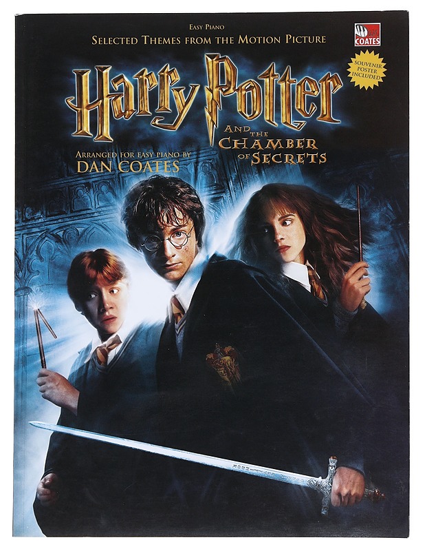 Harry Potter and the chamber of secrets : Easy piano - Williams, John - Musiikki- ja elokuvakirjat - 10105518290 - 0