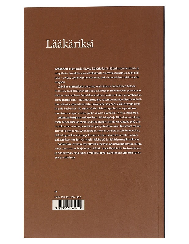 Lääkäriksi - Pasternack, Amos - Historiakirjat - 10105518330 - 1