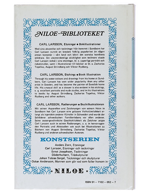 Etsningar - bokillustrationer = Etchings - book illustrations = Radierungen - Buchillustrationen - Larsson, Carl - Tietokirjat ja oppaat - 10105518374 - 1