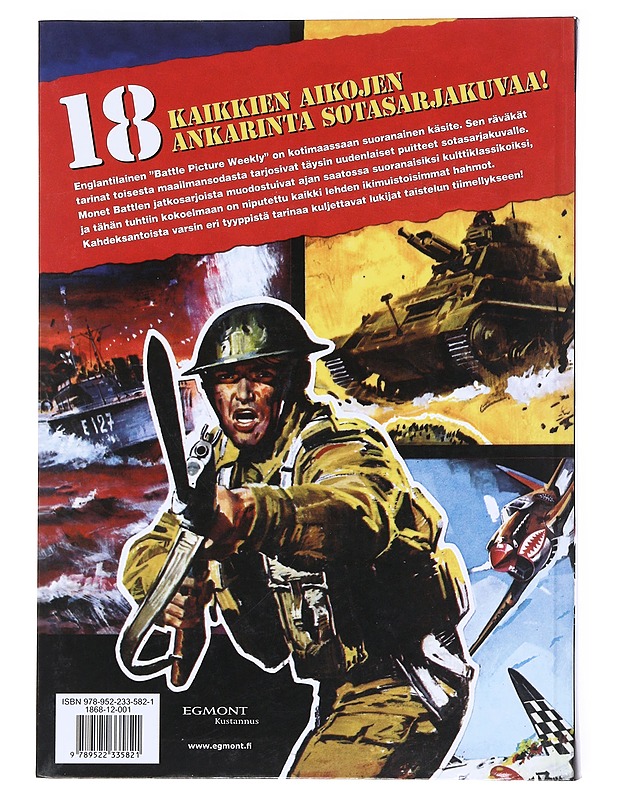 Taistelutarinat : Battle-lehden parhaat sotasarjakuvat - Poussa, Antti - Sarjakuvat - 10105518393 - 1