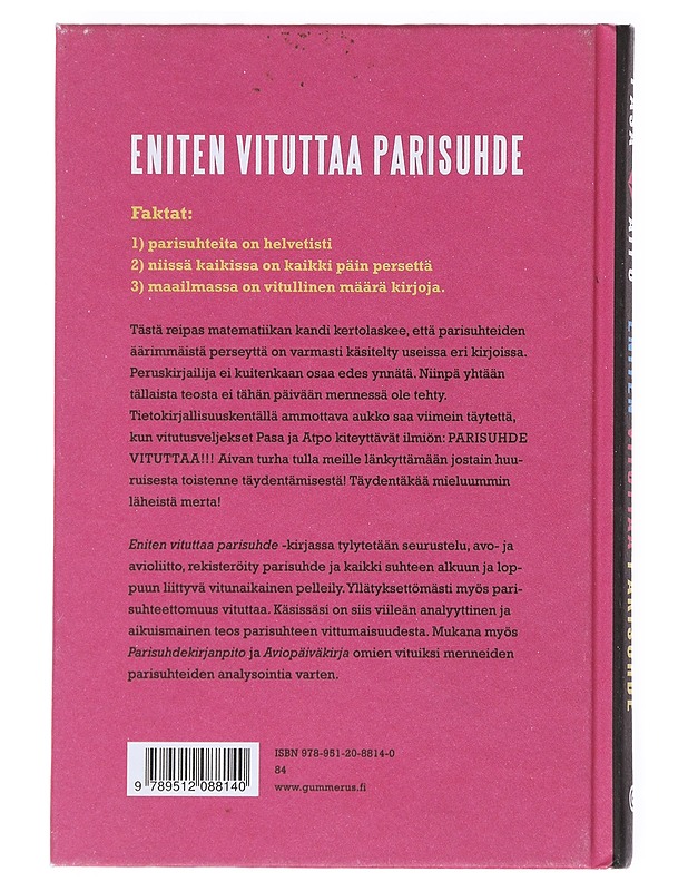 Eniten vituttaa parisuhde - Pasa - Tietokirjat ja oppaat - 10105518396 - 1