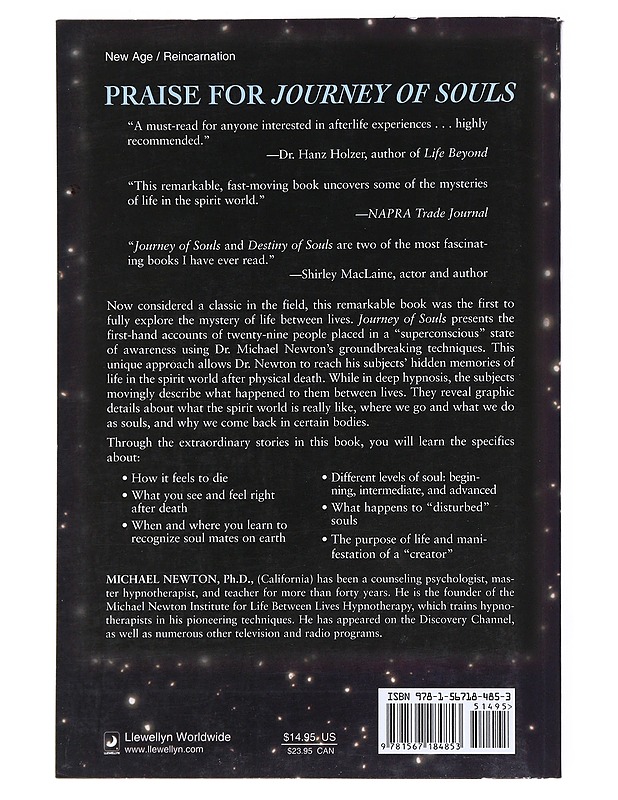 Journey of souls : case studies of life between lives - Michael Newton - Tietokirjat ja oppaat - 10105518409 - 1