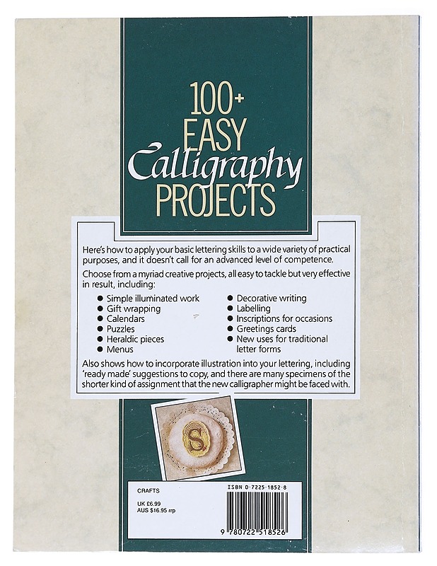 100+ easy calligraphy projects - G. Roland Smith - Harrastekirjat - 10105518420 - 1