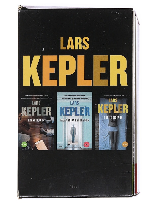 Hypnotisoija; Paganini ja paholainen; Tulitodistaja - Lars Kepler - Jännitys ja dekkarit - 10105518424 - 0